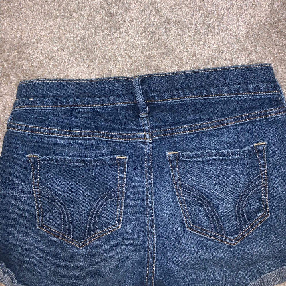 Hollister Dark Blue Jean shorts size 24 / 0 - Picture 10 of 10